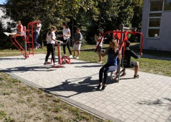 Tarnobrzeg. Górnik ma siłownię zewnętrzną