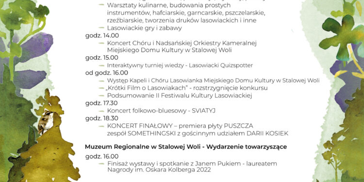 Stalowa Wola: Czas na finał II Festiwalu Kultury Lasowiackiej
