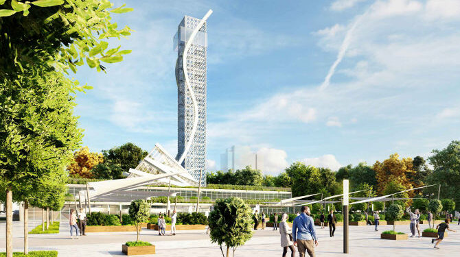 Stalowa Wola: Oferta  na budowę obiektu kawiarnianego i wieży widokowej za droga