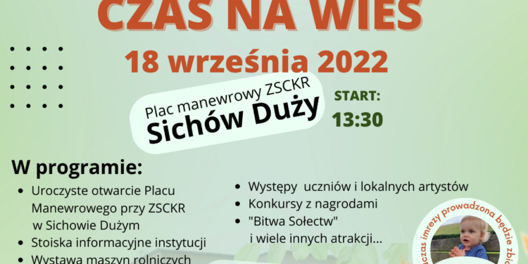 Sichów Duży: Piknik rolniczy „Czas na wieś”.