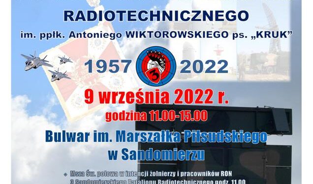 Sandomierz: 65 rocznica sformowania 3. Sandomierskiego Batalionu Radiotechnicznego.