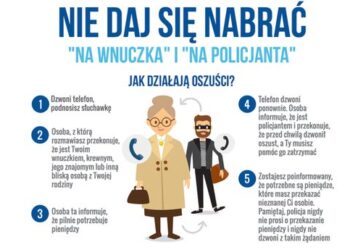 Mielec:  Nie daj się oszukać metodą „na wnuczka”!