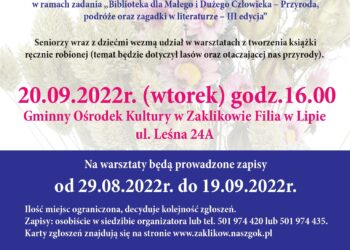 Zaklików: Konkursy, warsztaty i spotkania autorskie w GOKu