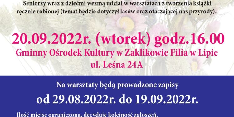 Zaklików: Konkursy, warsztaty i spotkania autorskie w GOKu