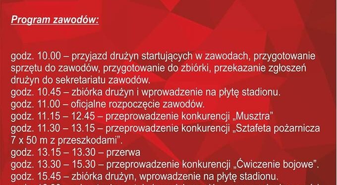 Mielec: Powiatowe Zawody Sportowo-Pożarnicze OSP Powiatu Mieleckiego.
