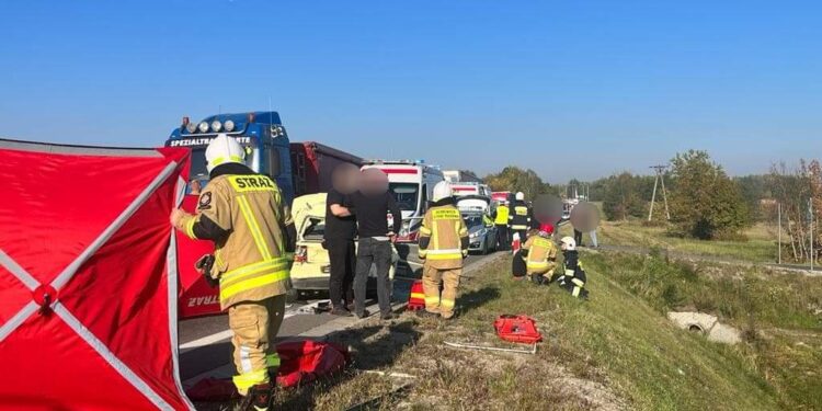 Tarnobrzeg: Groźny wypadek na krajówce