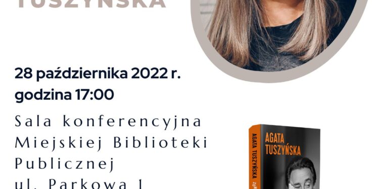 Sandomierz: Agata Tuszyńska spotka się z czytelnikami.