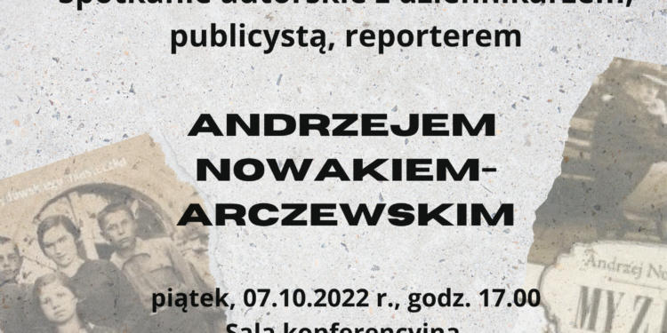 Sandomierz: Spotkanie z Andrzejem Nowakiem-Arczewskim w Miejskiej Bibliotece Publicznej.