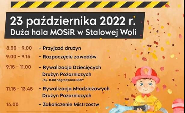 Stalowa Wola: W niedzielę odbędą się Mistrzostwa Stalowej Woli w Halowych Zawodach Sportowo-Pożarniczych
