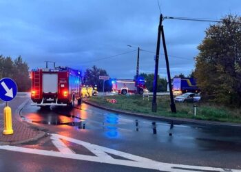 Baranów Sandomierski: Zderzenie aut