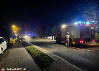 Tarnobrzeg: Kolizja na ul. Warszawskiej przy osiedlu Wielowieś.