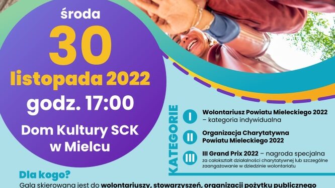 Mielec:  Szukamy Wolontariuszy 2022