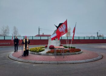 Sandomierz: Rondo 100-lecia Odzyskania Niepodległości w nowej odsłonie.