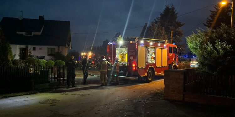 Tarnobrzeg. Pożar w kotłowni
