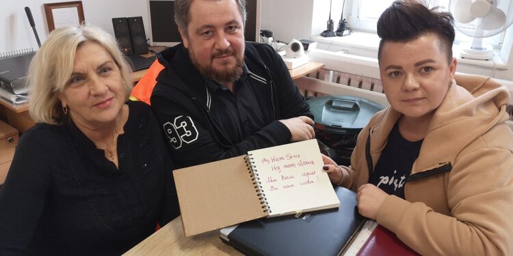 Tarnobrzeg. Pomoc uchodźcom wojennym oczami ukraińskiej telewizji