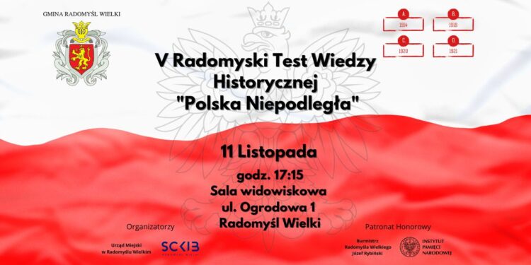 Radomyśl Wielki: Ciekawa inicjatywa w Święto Niepodległości