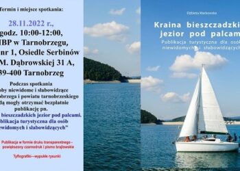 Tarnobrzeg. Kraina bieszczadzkich jezior pod palcami.