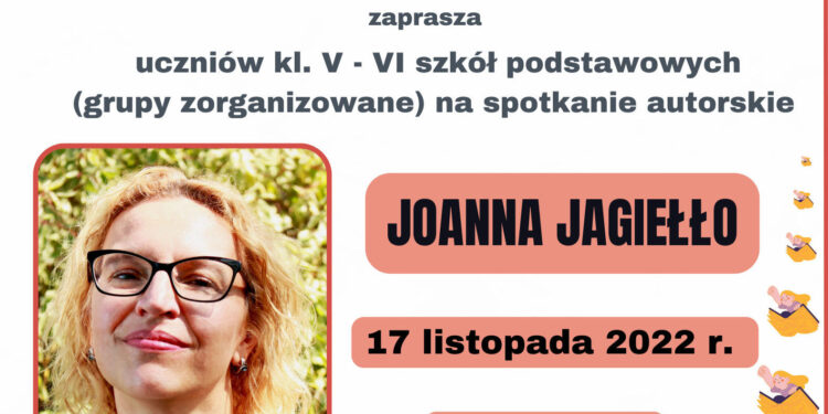 Stalowa Wola: W czwartek spotkanie z Joanną Jagiełło w MBP