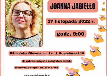 Stalowa Wola: Spotkanie z Joanną Jagiełło w MBP