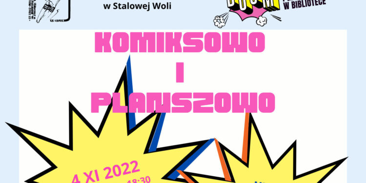 Stalowa Wola: Już w piątek w MBP gratka dla fanów komiksów i planszówek