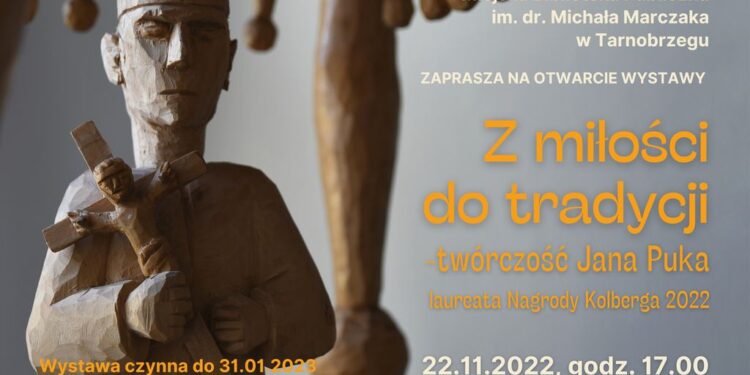 Tarnobrzeg. Twórczość Jana Puka na wystawie w bibliotece.