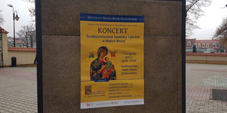 Tarnobrzeg. Koncert w kościele.