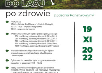 Rudnik nad Sanem: W sobotę biegiem DO LASU PO ZDROWIE