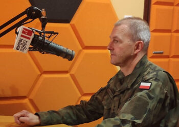 Szef Wojskowego Centrum Rekrutacji w Nisku, Dariusz Brzeżawski.