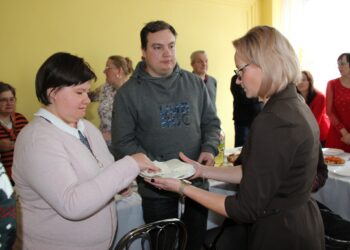 Kleczanów: Spotkanie opłatkowe w Środowiskowym Domu Samopomocy.