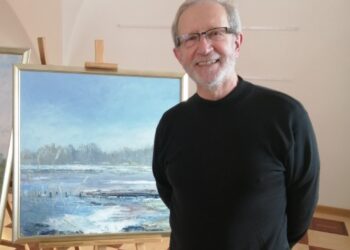 Sandomierz: Wernisaż wystawy malarstwa Tadeusza Blicharza.