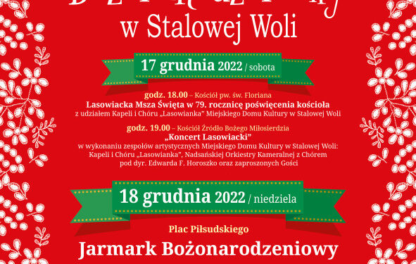 Stalowa Wola: W niedzielę Jarmark Bożonarodzeniowy przed MDK