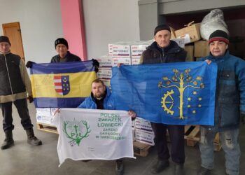 Tarnobrzeg. Myśliwi pomagają cywilom na Ukrainie