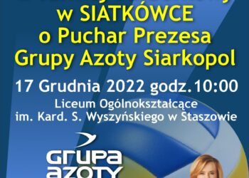 Staszów: II Turniej Barbórkowy w Siatkówce o Puchar Prezesa Grupy Azoty Siarkopol
