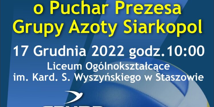 Staszów: II Turniej Barbórkowy w Siatkówce o Puchar Prezesa Grupy Azoty Siarkopol