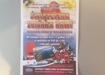 Tarnobrzeg. Świąteczna zbiórka krwi.