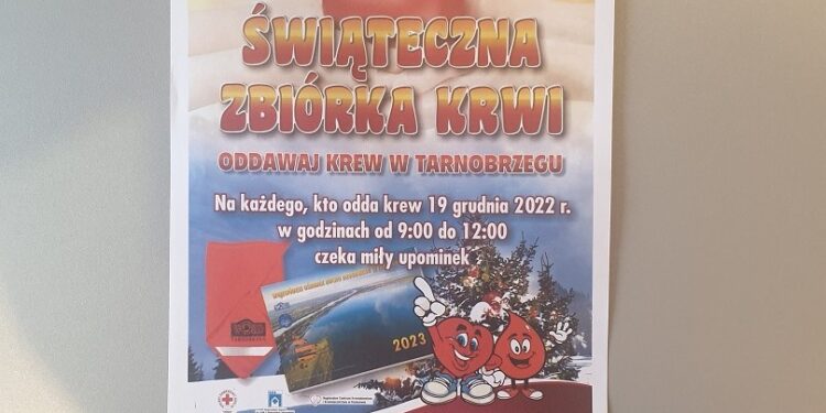 Tarnobrzeg. Świąteczna zbiórka krwi.