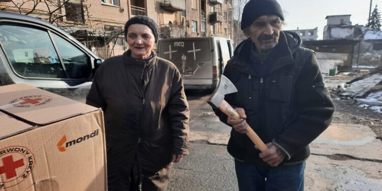 Tarnobrzeg, region. Myśliwi z pomocą dla Bachmutu.