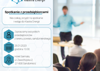 Sandomierz: Spotkanie dotyczące przystąpienia do „Klastra Energii Powiatu Sandomierskiego”.
