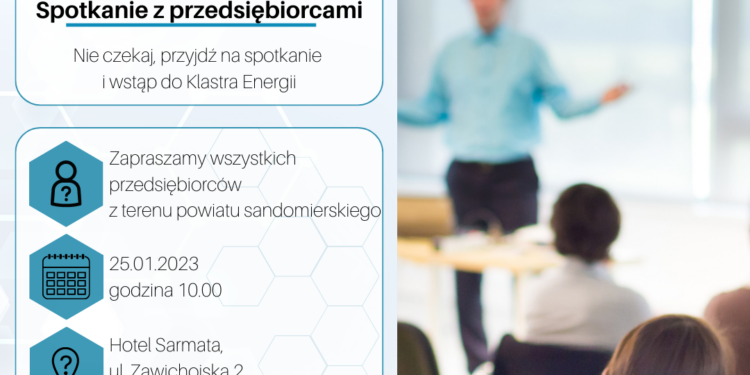 Sandomierz: Spotkanie dotyczące przystąpienia do „Klastra Energii Powiatu Sandomierskiego”.