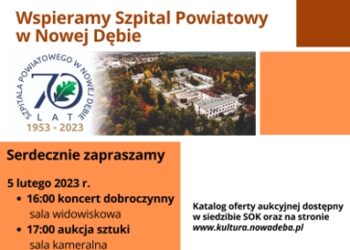 Nowa Dęba. Aukcja Sztuki na rzecz Szpitala Powiatowego