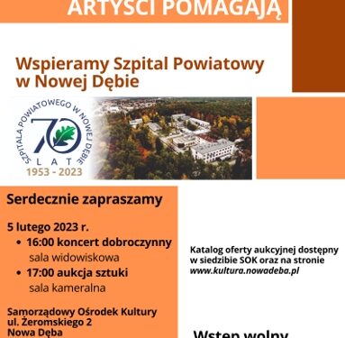 Nowa Dęba. Aukcja Sztuki na rzecz Szpitala Powiatowego