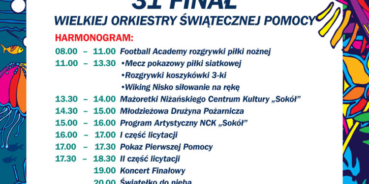 Nisko: Niżański finał WOŚP w niedzielę z licznymi atrakcjami