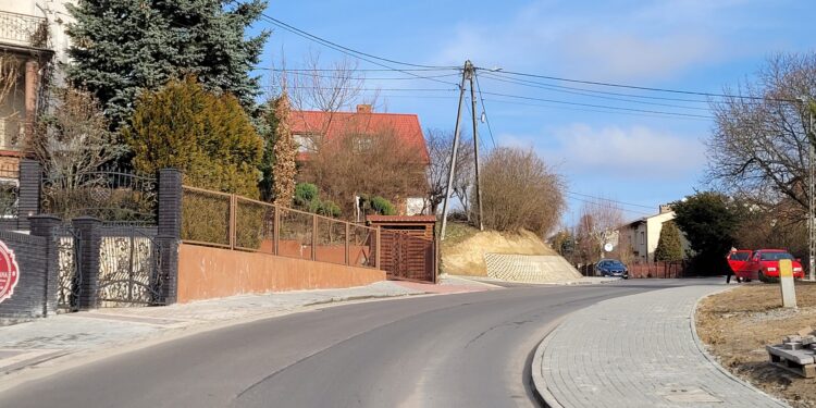 Sandomierz: Ulica Różana już po remoncie.