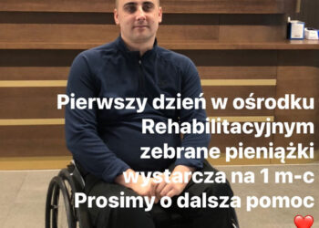 Kotowa Wola: Mateusz złamał kręgosłup teraz walczy o powrót do sprawności