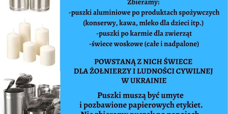 Stalowa Wola: Akcja „Puszki i świece palą się do pomocy”