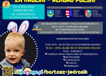 Tarnobrzeg. Rekord Polski w największej liczbie osób przebranych za króliki.