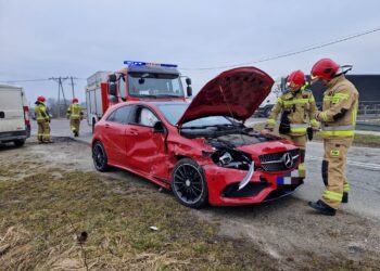 Suchorzów: Poranna kolizja w gminie Baranów Sandomierski
