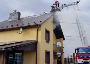 Durdy: Pożar w domu jednorodzinnym