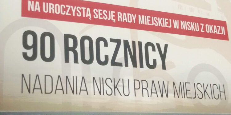 Nisko: Ruszają obchody 90lecia nadania praw miejskich