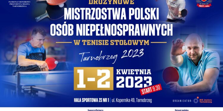 Tarnobrzeg: Drużynowe Mistrzostwa Polski Niepełnosprawnych w tenisie stołowym.